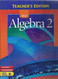 Algebra 2 Teacher's Edition