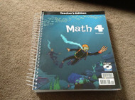 Math 4 Teacher's Edition - BJU - Third Edition