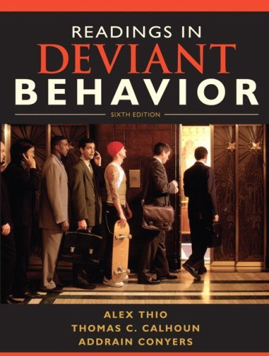 Readings In Deviant Behavior