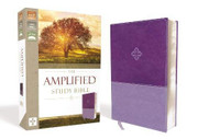 Amplified Study Bible Leathersoft Purple