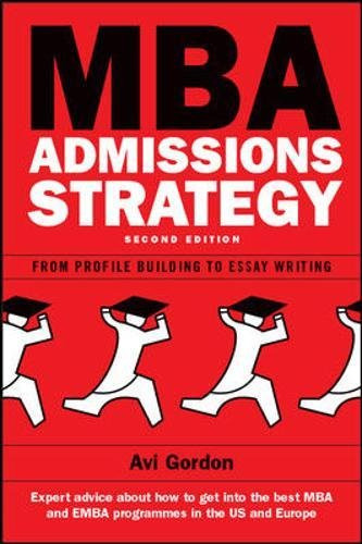 Mba Admissions Strategy