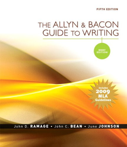 Allyn and Bacon Guide to Writing Brief Edition