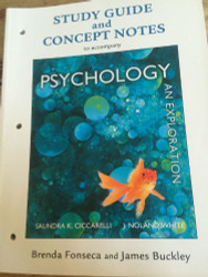 Study Guide With Concept Notes For Psychology