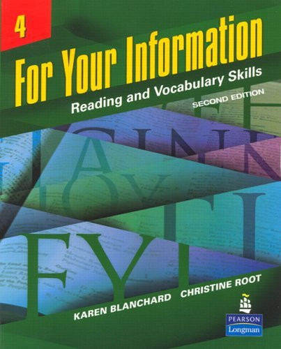 For Your Information 4 Reading And Vocabulary Skills