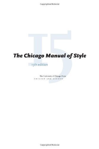 Chicago Manual Of Style