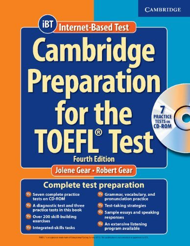 Cambridge Preparation For The Toefl Test