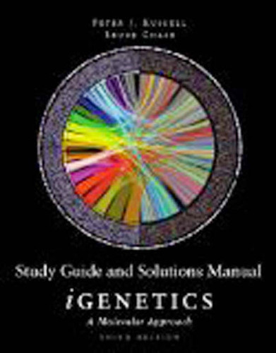 Study Guide And Solutions Manual For Igenetics