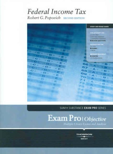 Exam Pro On Federal Income Tax