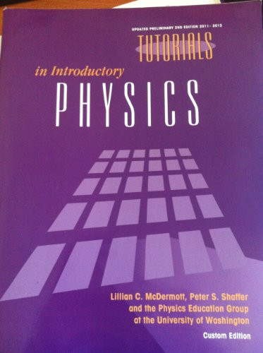 Tutorials in Introductory Physics Updated Preliminary