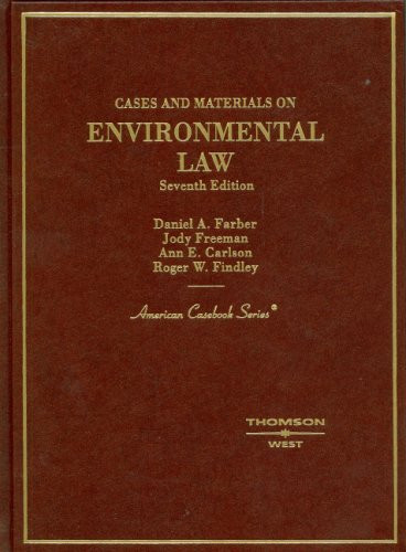 Cases and Materials on Environmental Law