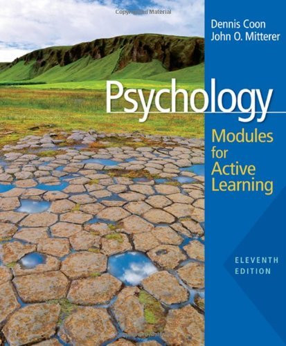 Psychology Modules For Active Learning