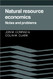 Natural Resource Economics