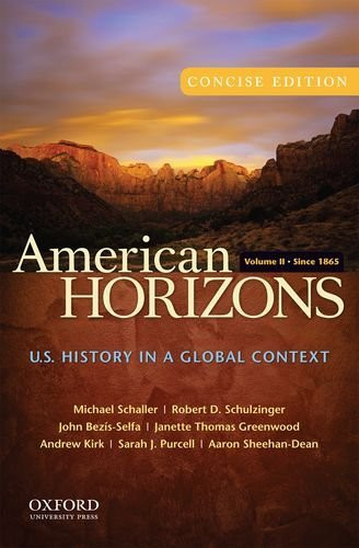 American Horizons Concise Volume 2