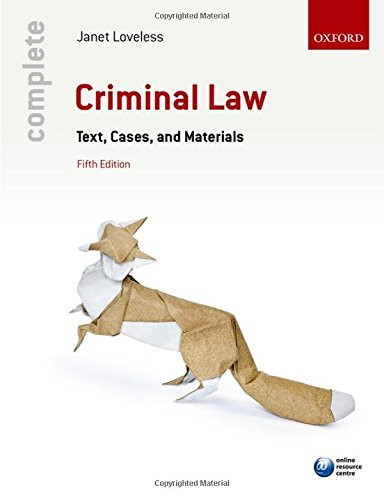 Complete Criminal Law