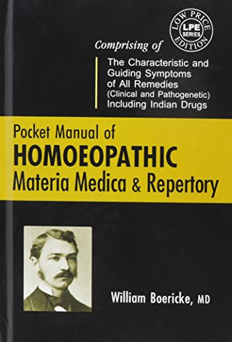 Pocket Manual Of Homeopathic Materia Medica And Repertory And A Chapters On