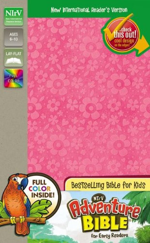 NIrV Adventure Bible for Early Readers Imitation Leather Pink Full Color