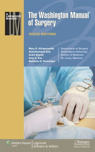 Washington Manual Of Surgery