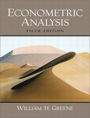 Econometric Analysis