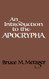 Introduction to the Apocrypha