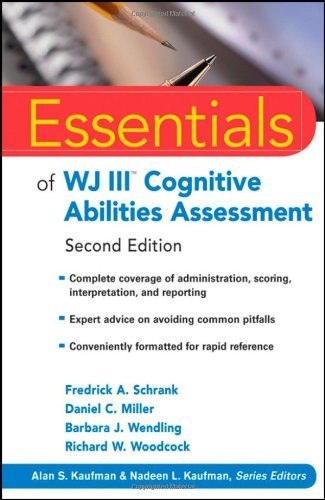 Essentials Of Wj Iii Cognitive Abilities Assessment