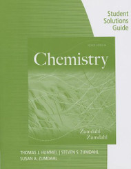 Student Solutions Guide for Zumdahl's Chemistry