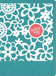 NIV Beautiful Word Coloring Bible for Girls Leathersoft over Board Teal