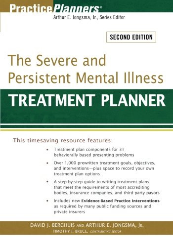 Severe And Persistent Mental Illness Treatment Planner By Jongsma Jr
