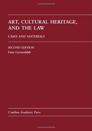 Art Cultural Heritage and the Law
