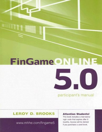 Fingame Online 40 Participant's Manual