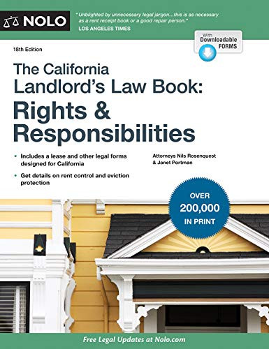 California Landlord's Law Book The