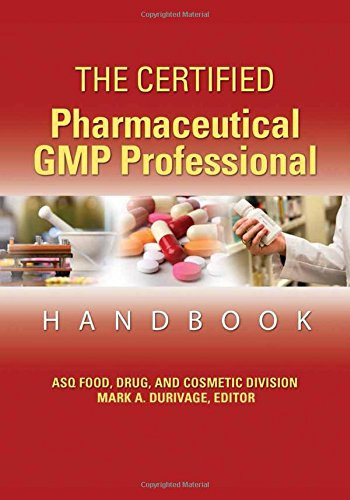Certified Pharmaceutical Gmp Professional Handbook