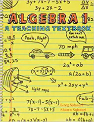 Teaching Textbooks Algebra 1 Complete Set 2.0  by Greg Sabouri and Shawn Sabouri