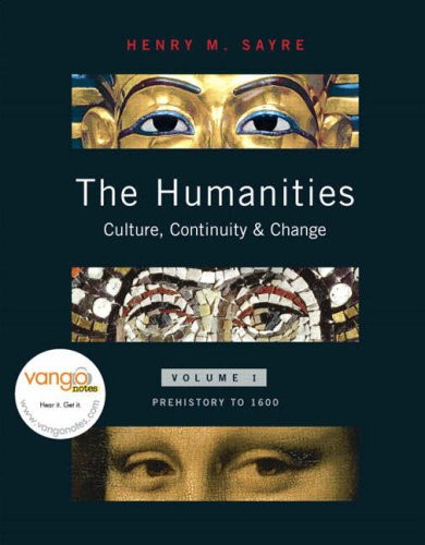 Humanities Volume 1   Culture Continuity and Change