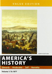 AmericaÆs History Value Edition Volume 1