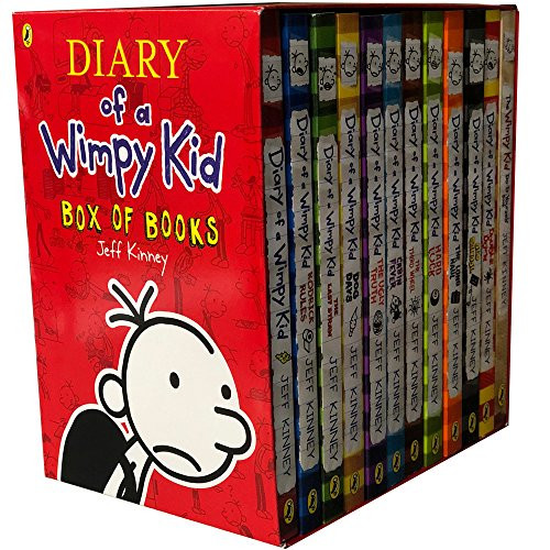 Diary of a Wimpy Kid 12 Books Complete Collection Set Box of Books NEW