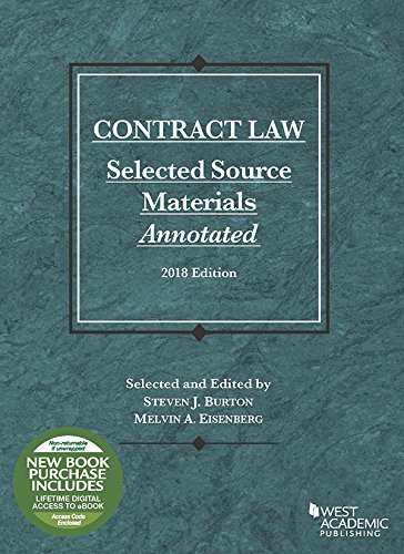 Contract Law Selected Source Materials