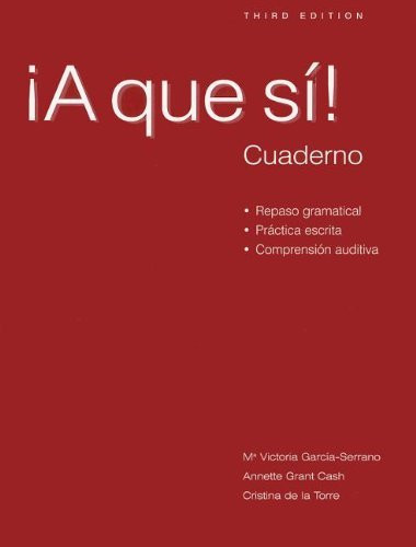 Cuaderno Workbook/Lab Manual for A que si!