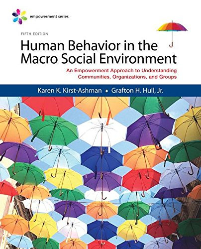 Human Behavior In the Macro Social Environment