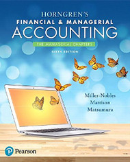 Horngren's Financial and Managerial Accounting Managerial Chapters