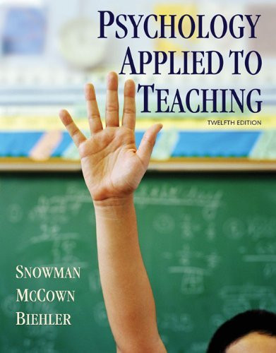 Psychology Applied To Teaching