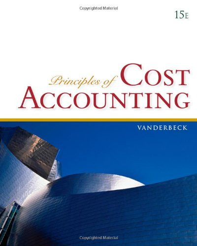 Principles of Cost Accounting