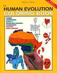 Human Evolution Coloring Book