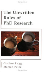 Unwritten Rules of Phd Research