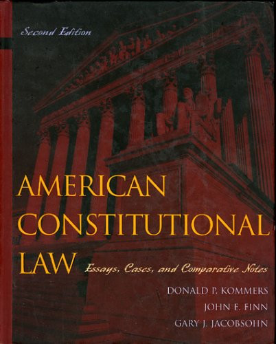 American Constitutional Law Volume 1 and 2
