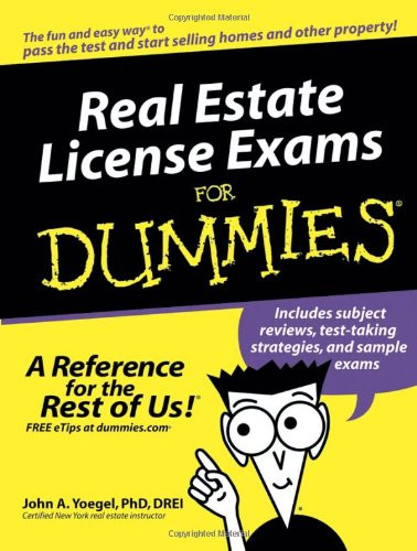 Real Estate License Exams for Dummies