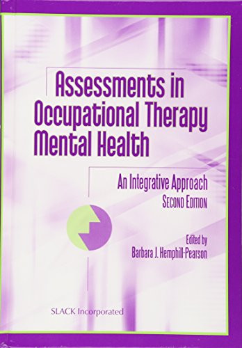 Assessments In Occupational Therapy Mental Health