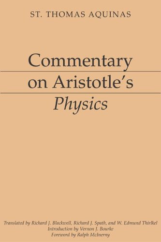 Commentary On Aristotle's Physics Aristotelian Commentary Series