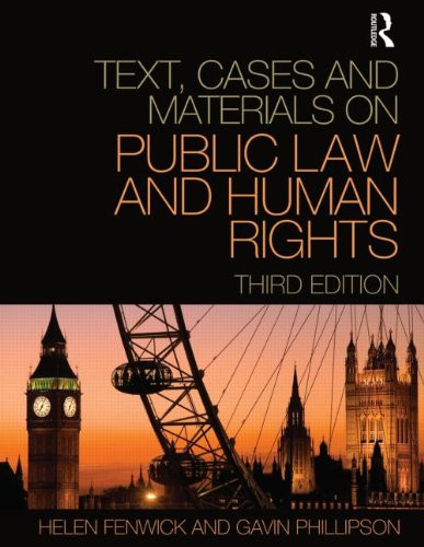 Text Cases and Materials on Public Law and Human Rights