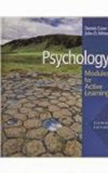 Psychology Modules for Active Learning