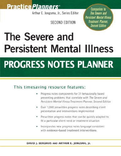 Severe and Persistent Mental Illness Progress Notes Planner
